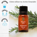 OLEUM VITAE 3x2 Aceite Esencial de Romero Rosmarinus Officinalis 100% Puro y Orgánico 15 ml