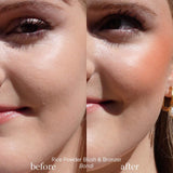 ▶ Ere Perez blush y bronceador de arroz bondie, color Mandarina Mate y Rosa Luminoso