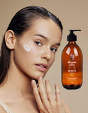 OLEUM VITAE Kit Dúo Hidratación Rosas. Crema Corporal y Aceite para Cabello y Cuerpo con Aceite Esencial de Rosa Mosqueta. Hidratación Profunda