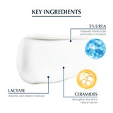 ▶ Eucerin Urea Repair Crema Facial Hidratante, 5% Urea y Ceramidas, 50ml, Sin Fragancia