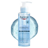 ▶ Eucerin Hydrating Cleansing Gel, Daily Facial Cleanser Formulated with Hyaluronic Acid, 6.8 Fl Oz