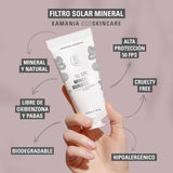 XAMANIA Mineral Sunscreen 50 SPF | Filtro Solar Mineral 50 FPS