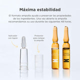 ▶ ISDIN Isdinceutics day & night flavo-c melatonin & ultraglican, serum facial antioxidante, hidratante y reparador con vitamina c, 20 ampolletas