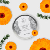 XAMANIA Pomada de Caléndula Orgánica Pocket. Ungüento Multiuso Sanador para el Tratamiento de Piel Seca y Sensible. Crema Cicatrizante Eczema, Rosasea, Vegan.- 60 gr