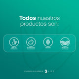 ▶ B Life   Kit Shampoo y Acondicionador Natural de 800ml C/U sin Sulfatos ni Parabenos con Ingredientes Naturales. Natural Conditioner and Shampoo B Life.