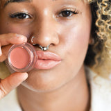 ▶ Ere Perez - Natural Carrot Color Pot - Vegan Lip + Cheek Tint (Healthy (Creamy Caramel))