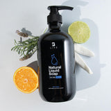 ▶ B Life  Jabón Líquido para Cuerpo de 800 ml. Sin Parabenos formulado con Aceites Esenciales. Shampoo Corporal con Caléndula. Natural Liquid Soap B Life.