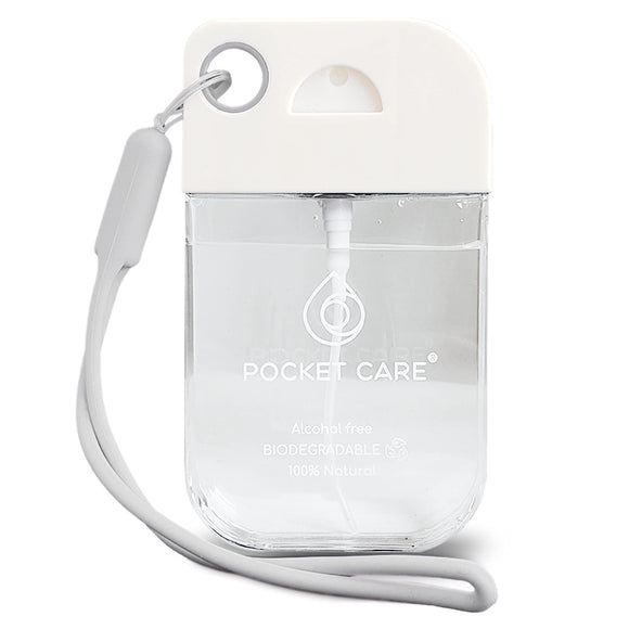 Pocket Care | Desinfectante Spray - Sin Alcohol | 45ml - NEUTRO | Antibacterial Spray de Bolsillo Orgánico | Sanitizante para Manos - Hand Sanitizer | Sin Perfume - 100% Natural