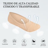 Calcetines Invisibles para Mujer, Tines Cortos mujer de Finos y Transpirable, Calcetas Mujer que Absorben la Humedad Verano, Calcetines Algodón Antideslizantes de Silicon, Nude, 12 Pares, EU37-42