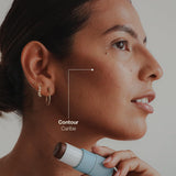 TEIA COSMETICOS Contorno para definir rostro humectante, ingredientes seguros y naturales (Tono Caribe)