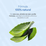 TEIA COSMETICOS Polvo matificante y fijador sin color 100% ingredientes naturales 30 g Libre de talco