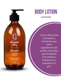 OLEUM VITAE Kit Dúo Body Lotion y Body Mist. Crema Corporal y Mist con Aceite Esencial de Lavanda