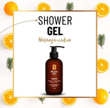 OLEUM VITAE Kit Cuidado de la Piel Naranja-Cedro. Con Aceite Esencial de Cedro. Hidratación Profunda