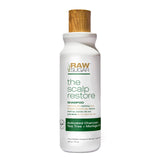 ▶ RAW SUGAR , Scalp Restore, Shampoo, Restaura el Cuero Cabelludo, con Carbón Activado, Árbol de Té y Aceite de Moringa, Prensado en Frío, Vegano, Libre de Sulfatos, Siliconas y Parabenos, 532 ml