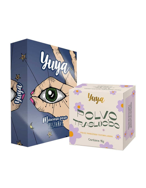 ▶ Republic Cosmetics Yuya   - Polvo traslúcido con ingredientes naturales + Máscara Para Pestañas Yuya