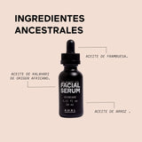 AHAL - Serum Facial con Aceite de Kalahari con Vitamina E, Hidratación Ligera y Antiedad, Regula Grasa y Minimiza Arrugas, Ideal para Piel Grasa y con Tendencia al Acné, Ingredientes Naturales, 33ml