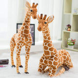 BARMI Peluche de jirafa de peluche grande y alta con jirafa grande, decoración del cuarto de bebé, 60 cm