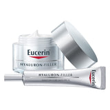 ▶ Kit Eucerin Hyaluron-filler Ojos Fps 15+ 15ml + Crema día FPS 30+ anti arrugas ácido hialurónico Hyaluron Filler, 50ml