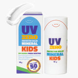 UV ZERO - Bloqueador Solar Mineral en Barra para Niños | FPS 50 | Protección UVA/UVB | Hipoalergénico y Libre de Fragancias | Dermatológicamente Probado | Ideal para Rostro | Ingredientes Naturales, Sensación Ligera Mate | 18g (1 Unidad)