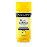 ▶ Neutrogena  | Bloqueador Protector Solar 70 SPF Solar Beach Defense | Resistente al Agua | Loción Ligera |Apto Pieles Grasas y Mixtas | No es oleoso | 198ml