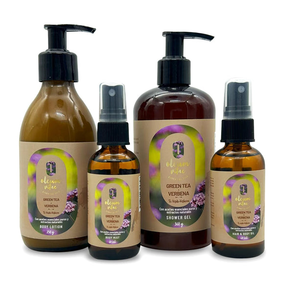 Kit Cuidado De La Piel Con Aceiteesencial De Té Verde Verbena