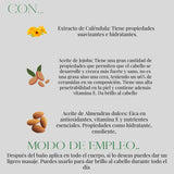 OLEUM VITAE. Hair & Body Oil Geranio-Vainilla. Aceite para Cabello y Cuerpo con Aceite Esencial De Geranio. Máxima Hidratación. 60ml