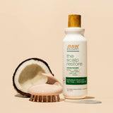 ▶ RAW SUGAR  Scalp Restore, Acondicionador, Restaura el Cuero Cabelludo, con Carbón Activado, Árbol de Té y Aceite de Moringa, Prensado en Frío, Vegano, Libre de Sulfatos, Siliconas y Parabenos, 532 ml