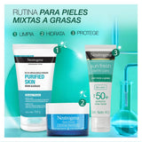 Neutrogena Sun fresh Protector Solar Facial sin color Dermcare Niacinamida FPS50+, 40g