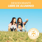 ▶NaturalDry  - Desodorante Corporal Teen Intense - Sin aluminio - Sin Parabenos - Elimina malos olores - Aroma a Geranio - en barra (2 Unidades)