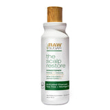 ▶ RAW SUGAR  Scalp Restore, Acondicionador, Restaura el Cuero Cabelludo, con Carbón Activado, Árbol de Té y Aceite de Moringa, Prensado en Frío, Vegano, Libre de Sulfatos, Siliconas y Parabenos, 532 ml