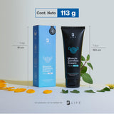 ▶ B Life  Crema con Mentol para Musculos y Articulaciones de 113 g. Ingredientes Naturales. Muscle Comfort Cream. B Life