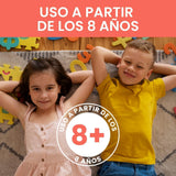 ▶NaturalDry  - Desodorante Kids - Infantil para niñas o niños - No obstruye los poros y elimina el mal olor - con bicarbonato - Sin aluminio - Sin parabenos - Aroma Mandarina - En tarro (3 unidades)