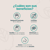 ▶ B Life  Gorra de Gel Refrescante, Gorra Negra con Compresas para Frío o Calor. B Life Migraine Head Wrap. (Mediano)