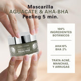XAMANIA Peeling Mask Aguacate + AHA. Mascarilla Facial en 5 Minutos.