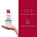 ▶ Eucerin Ph5 Crema Corporal para Piel Sensible o Seca, 400 ml + pH5 Syndet (400 ml) Gel de ducha libre de fragancia y jabón para rostro y cuerpo, ideal para Piel Seca y Sensible