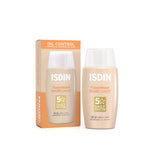 ▶ ISDIN Fotoprotector Fusion Water Color Light SPF 50, Protector Solar Facial Uso Diario, Textura Ultraligera, 50ml
