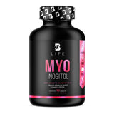 Inositol de 90 | Cápsulas de 500 mg. Ingredientes naturales. Myo Inositol B Life.