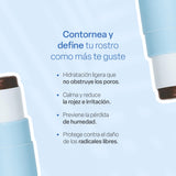 TEIA COSMETICOS Contorno para definir rostro humectante, ingredientes seguros y naturales (Tono Caribe)