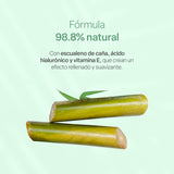 TEIA COSMETICOS Crema facial escualeno + ácido hialurónico Humectante, Vegano, Libre de crueldad, Ingredientes seguros