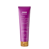 ▶ RAW SUGAR  Mighty Cream, Crema Acondicionadora Sin Enjuague, Anti-Frizz, Alisa las Puntas, con Provitamina B, Coco, Papaya y Karité, Prensado en Frío, Vegana, Libre de Sulfatos y Parabenos, 147 ml