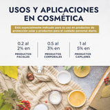 ▶ HEBBE  - Vitamina E Líquida 100% Pura, Antioxidante y Nutritiva para Piel y Cabello, 100 g