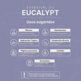 ▶ B Life  Aceite Esencial con Ingredientes Puros y Naturales, Aromalogía de 50 ml. Aceite Esencial Eucalipto. B Life
