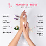 ▶ B Life | Kit de 3 cremas para manos con esencia de Madreselva, Lavanda y Vainilla | Natural Hand Cream Kit Mix.