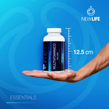 NLS ESSENTIALS MULTIVITAMINICO PARA LA MUJER | Contiene los aminoácidos que necesita la mujer: L-Arginina, L-Carnitina | Complejo B | Minerales: Zinc, Cobre, Hierro, Cromo y Selenio | Antioxidantes | Enriquecido con Àcido fólico | Formulado especialmente