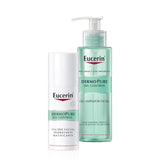 ▶ Kit Eucerin DermoPure Gel Limpiador Facial, 200 ml + Fluido Facial Hidratante Matificante para piel grasa, 50 ml