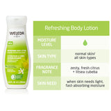▶ Weleda  Refreshing Citrus Body Lotion, 6.8 Fluid Ounce, Plant Rich Moisturizer with Aloe Vera and Coconut Oil