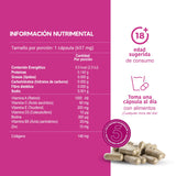 LIFEED Biotina, Colageno Hidrolizado Puro, Vitamina E, Vitamina B5 y Zinc | Suplemento Multivitaminico Mujer y Hombre | Cabello, Piel y Uñas | Sin Gluten | Hair, Skin and Nails | 120 Cápsulas | Vitaminas para el Cabello