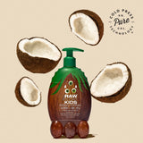▶ RAW SUGAR  KIDS Champú y Acondicionador 2 en 1, Coco y Aloe Vera, 354ml