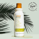 ▶ RAW SUGAR  Truly Unruly, Shampoo Hidratante para Rizos, Reduce el Frizz, con Aguacate, Vinagre de Manzana y Aceite de Romero, Prensado en Frío, Vegano, Libre de Sulfatos, Siliconas y Parabenos, 532 ml