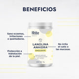 ▶ HEBBE - Lanolina 1kg | Alivia Piel Agrietada | Potente Emoliente | Ideal para Labios Resecos | Restaura Barrera Cutánea | Combate Irritaciones y Rojeces.
